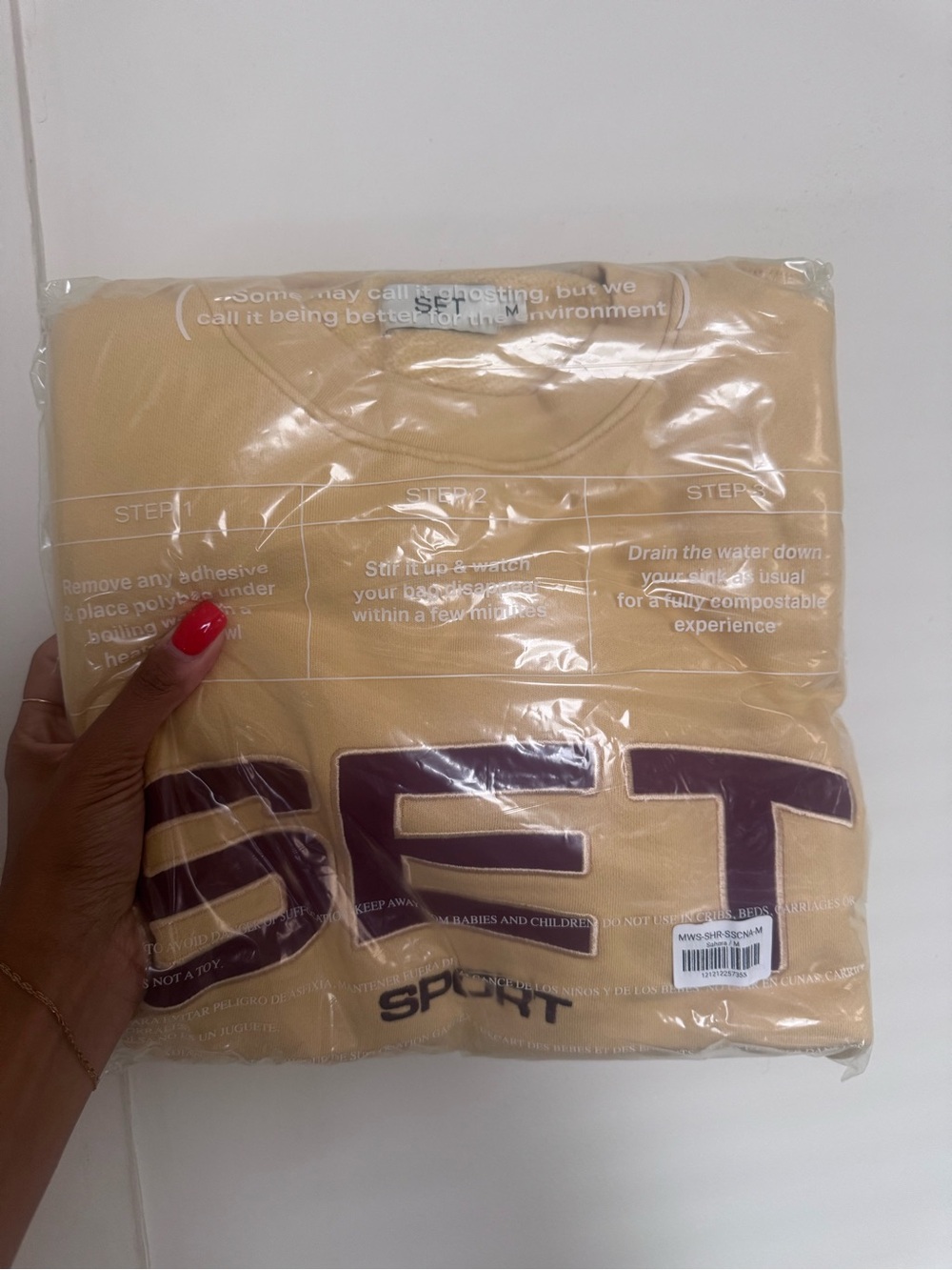 Set Active Crewneck in Sahara
